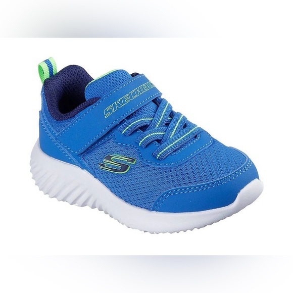 Nwb Skechers Bounder-Techrox Toddler Size 6 Bright Blue Sneakers